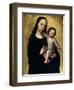 The Virgin Mary with the Child Jesus in a Shirt-Ambrosius Benson-Framed Giclee Print