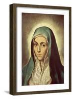 The Virgin Mourning-El Greco-Framed Giclee Print