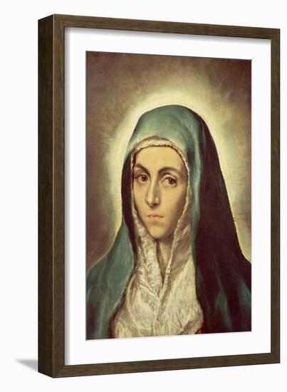 The Virgin Mourning-El Greco-Framed Giclee Print