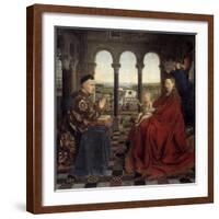 The Virgin of Chancellor Rolin - by Jan Van Eyck-null-Framed Giclee Print