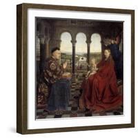 The Virgin of Chancellor Rolin - by Jan Van Eyck-null-Framed Giclee Print