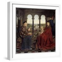 The Virgin of Chancellor Rolin - by Jan Van Eyck-null-Framed Giclee Print