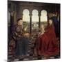 The Virgin of Chancellor Rolin - by Jan Van Eyck-null-Mounted Giclee Print