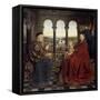 The Virgin of Chancellor Rolin - by Jan Van Eyck-null-Framed Stretched Canvas