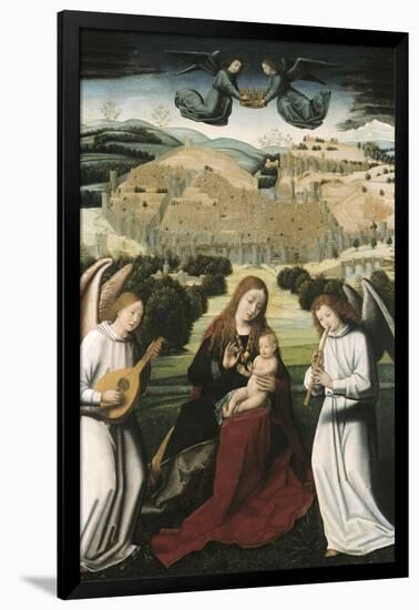 The Virgin of Granada-Petrus Christus-Framed Art Print