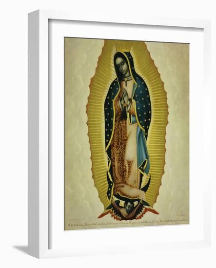 The Virgin of Guadaloupe, 1766-Miguel Cabrera-Framed Giclee Print