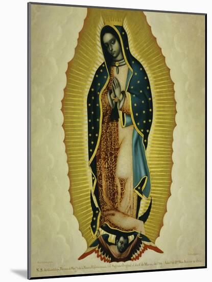 The Virgin of Guadaloupe, 1766-Miguel Cabrera-Mounted Giclee Print