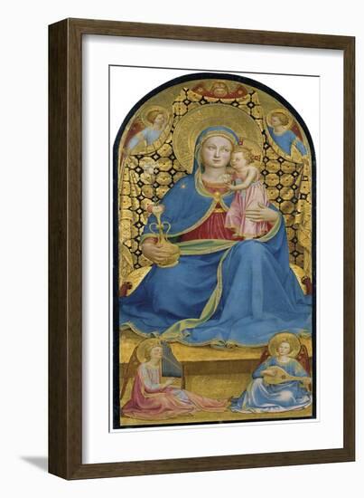 The Virgin of Humility (Madonna Dell' Umilit), C. 1433-1434-Fra Angelico-Framed Giclee Print