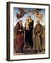 The Virgin of Loretto with Saint Jerome and Saint Francis, 1507-15-Pietro Perugino-Framed Giclee Print