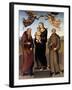 The Virgin of Loretto with Saint Jerome and Saint Francis, 1507-15-Pietro Perugino-Framed Giclee Print