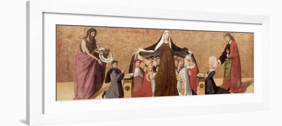 The Virgin of Mercy of the Cadard Family, 1453-Enguerrand Quarton-Framed Giclee Print