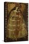 The Virgin of Pomata with a Rosary. Virgen De Pomata Con Rosario, 18th Century-Jose Agustin Arrieta-Stretched Canvas