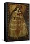 The Virgin of Pomata with a Rosary. Virgen De Pomata Con Rosario, 18th Century-Jose Agustin Arrieta-Framed Stretched Canvas
