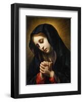 The Virgin of the Annunciation, c.1653-55-Carlo Dolci-Framed Giclee Print