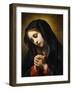 The Virgin of the Annunciation, c.1653-55-Carlo Dolci-Framed Giclee Print