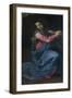 The Virgin of the Annunciation Detail Painting by Annibale Carracci (1560-1609) (Annibal Carrache)-Annibale Carracci-Framed Giclee Print