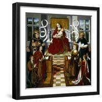 The Virgin of the Catholic Kings, 1491-1493-null-Framed Giclee Print