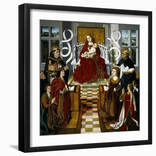 The Virgin of the Catholic Kings, 1491-1493-null-Framed Giclee Print