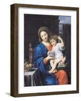 The Virgin of the Grapes, 1640-50-Pierre Mignard-Framed Giclee Print