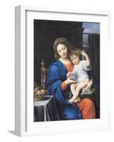 The Virgin of the Grapes, 1640-50-Pierre Mignard-Framed Giclee Print