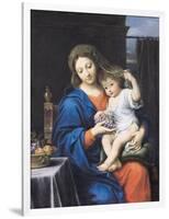 The Virgin of the Grapes, 1640-50-Pierre Mignard-Framed Giclee Print