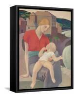 'The Virgin of the Harbour', 1915, (c1932)-Ernest Procter-Framed Stretched Canvas