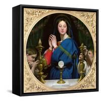 The Virgin of the Host, 1854-Jean-Auguste-Dominique Ingres-Framed Stretched Canvas