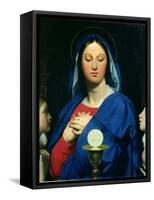 The Virgin of the Host, 1866-Jean-Auguste-Dominique Ingres-Framed Stretched Canvas