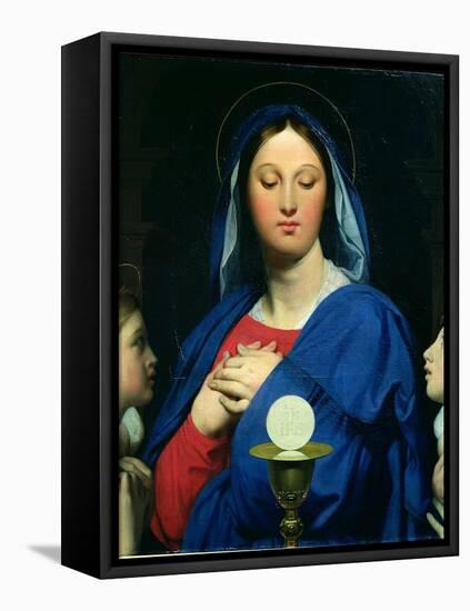 The Virgin of the Host, 1866-Jean-Auguste-Dominique Ingres-Framed Stretched Canvas