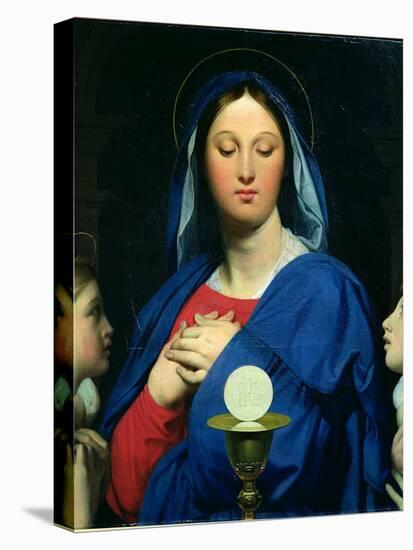 The Virgin of the Host, 1866-Jean-Auguste-Dominique Ingres-Stretched Canvas