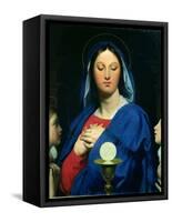 The Virgin of the Host, 1866-Jean-Auguste-Dominique Ingres-Framed Stretched Canvas