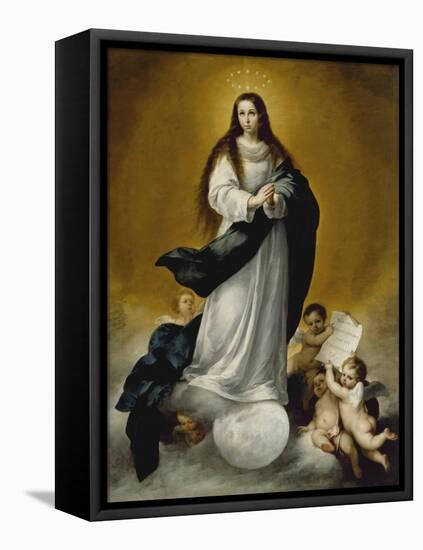 The Virgin of the Immaculate Conception, c.1660-Bartolome Esteban Murillo-Framed Stretched Canvas