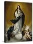 The Virgin of the Immaculate Conception, c.1660-Bartolome Esteban Murillo-Stretched Canvas