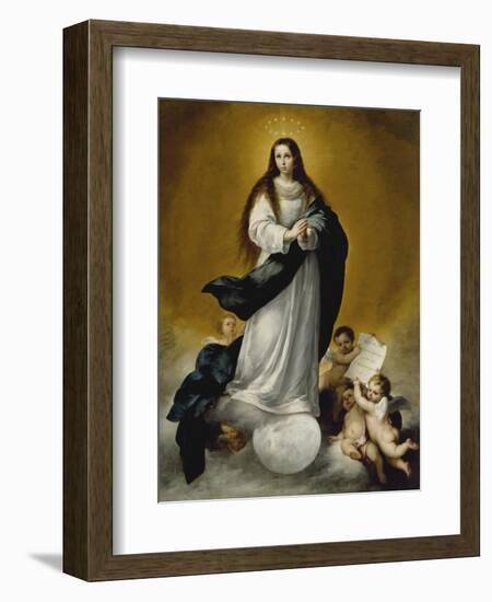 The Virgin of the Immaculate Conception, c.1660-Bartolome Esteban Murillo-Framed Giclee Print