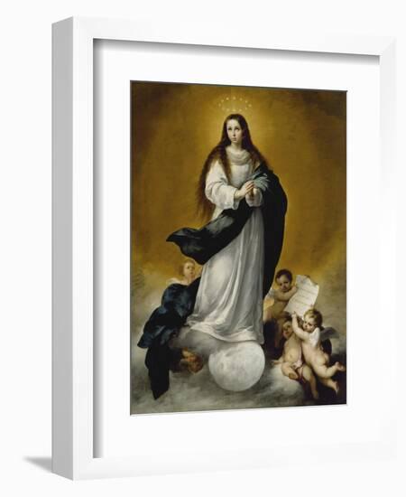 The Virgin of the Immaculate Conception, c.1660-Bartolome Esteban Murillo-Framed Giclee Print