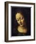 The Virgin of the Rocks Detail of Virgin-Leonardo da Vinci-Framed Giclee Print