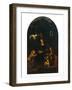 The Virgin of the Rocks (The Virgin and Child, Young St John and an Angel)-null-Framed Giclee Print