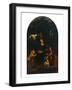 The Virgin of the Rocks (The Virgin and Child, Young St John and an Angel)-null-Framed Giclee Print