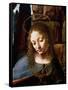The Virgin of the Rocks (The Virgin with the Infant Saint John Adoring the Infant Christ )-Leonardo da Vinci-Framed Stretched Canvas