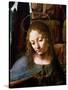 The Virgin of the Rocks (The Virgin with the Infant Saint John Adoring the Infant Christ )-Leonardo da Vinci-Stretched Canvas