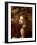 The Virgin of the Rocks (The Virgin with the Infant St. John Adoring the Infant Christ)-Leonardo da Vinci-Framed Giclee Print