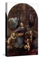 The Virgin of the Rocks (With the Infant St. John Adoring the Infant Christ) circa 1508-Leonardo da Vinci-Stretched Canvas