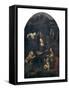 The Virgin of the Rocks-Leonardo da Vinci-Framed Stretched Canvas