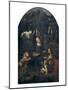 The Virgin of the Rocks-Leonardo da Vinci-Mounted Art Print