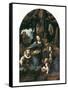 The Virgin of the Rocks-Leonardo da Vinci-Framed Stretched Canvas