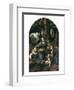 The Virgin of the Rocks-Leonardo da Vinci-Framed Premium Giclee Print