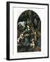 The Virgin of the Rocks-Leonardo da Vinci-Framed Art Print