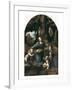 The Virgin of the Rocks-Leonardo da Vinci-Framed Art Print