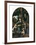 The Virgin of the Rocks-Leonardo da Vinci-Framed Art Print