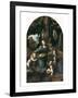 The Virgin of the Rocks-Leonardo da Vinci-Framed Art Print